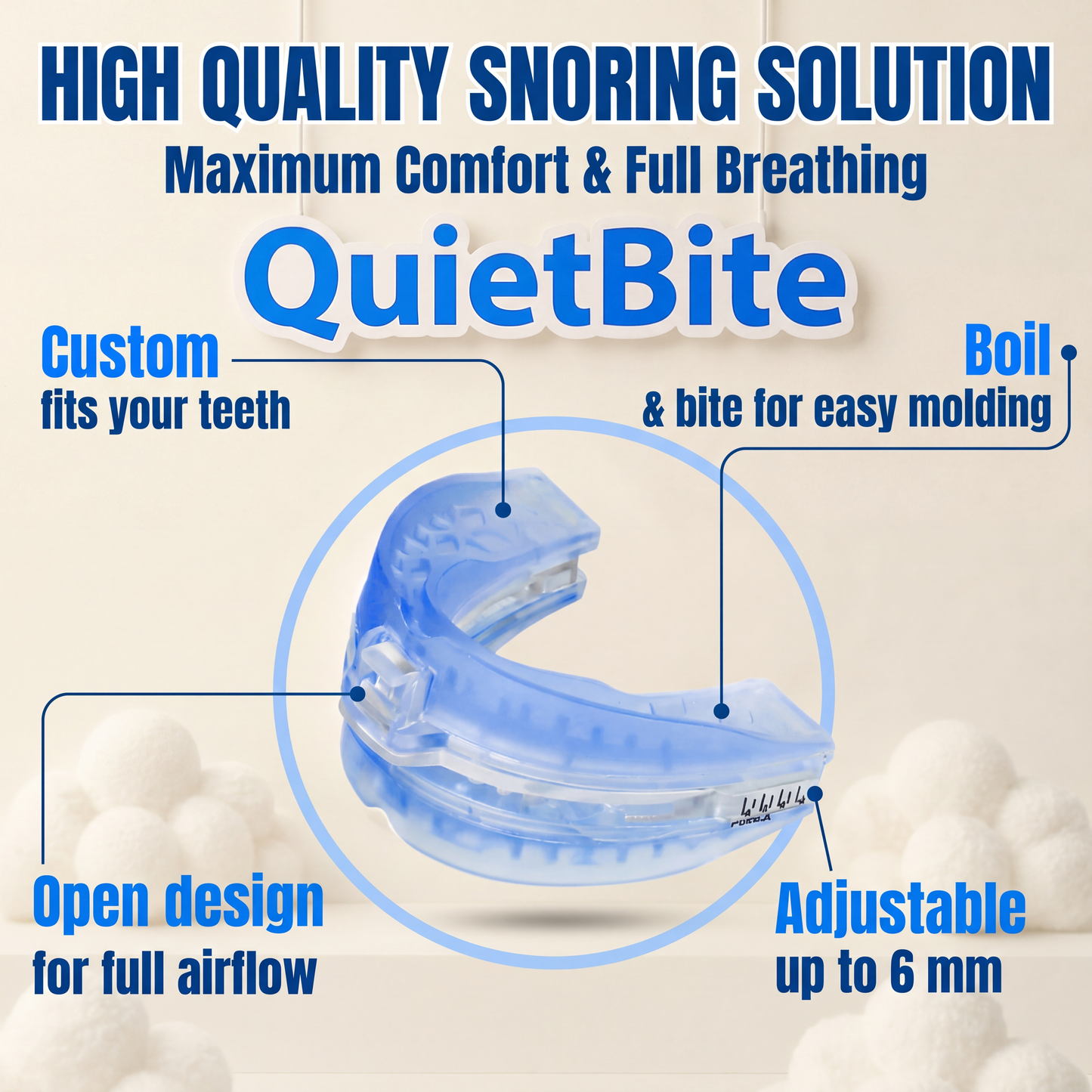 QuietBite 4.0™ Anti-Snoring Mouthpiece