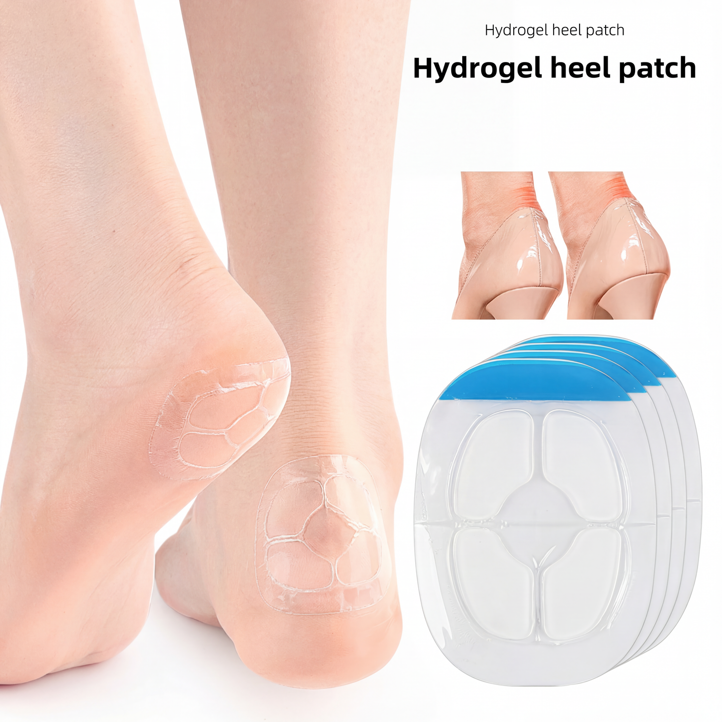 HeelGuard™ Bunion & Heel Hydrogel Foot Patches
