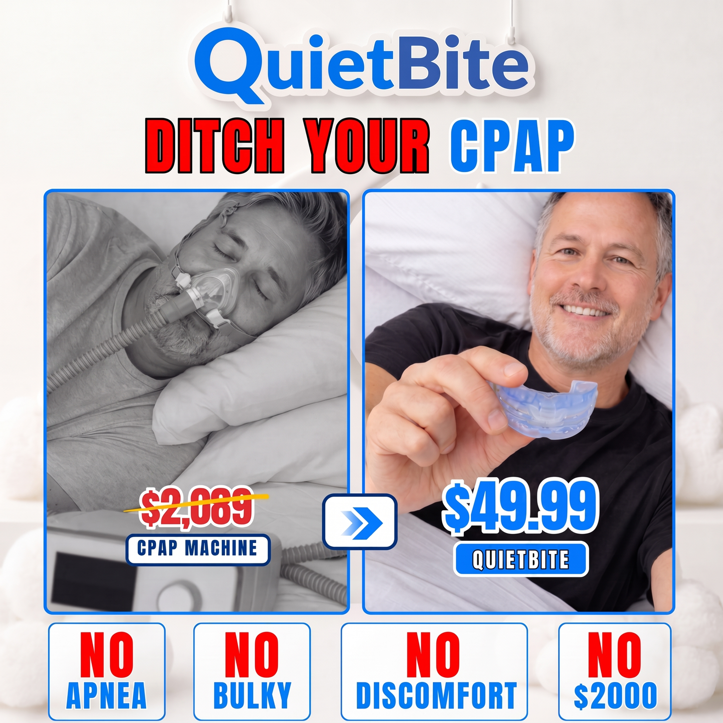 QuietBite 4.0™ Anti-Snoring Mouthpiece